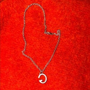 Gucci Sterling Silver Letter G Pendant Necklace - Women Jewelry
